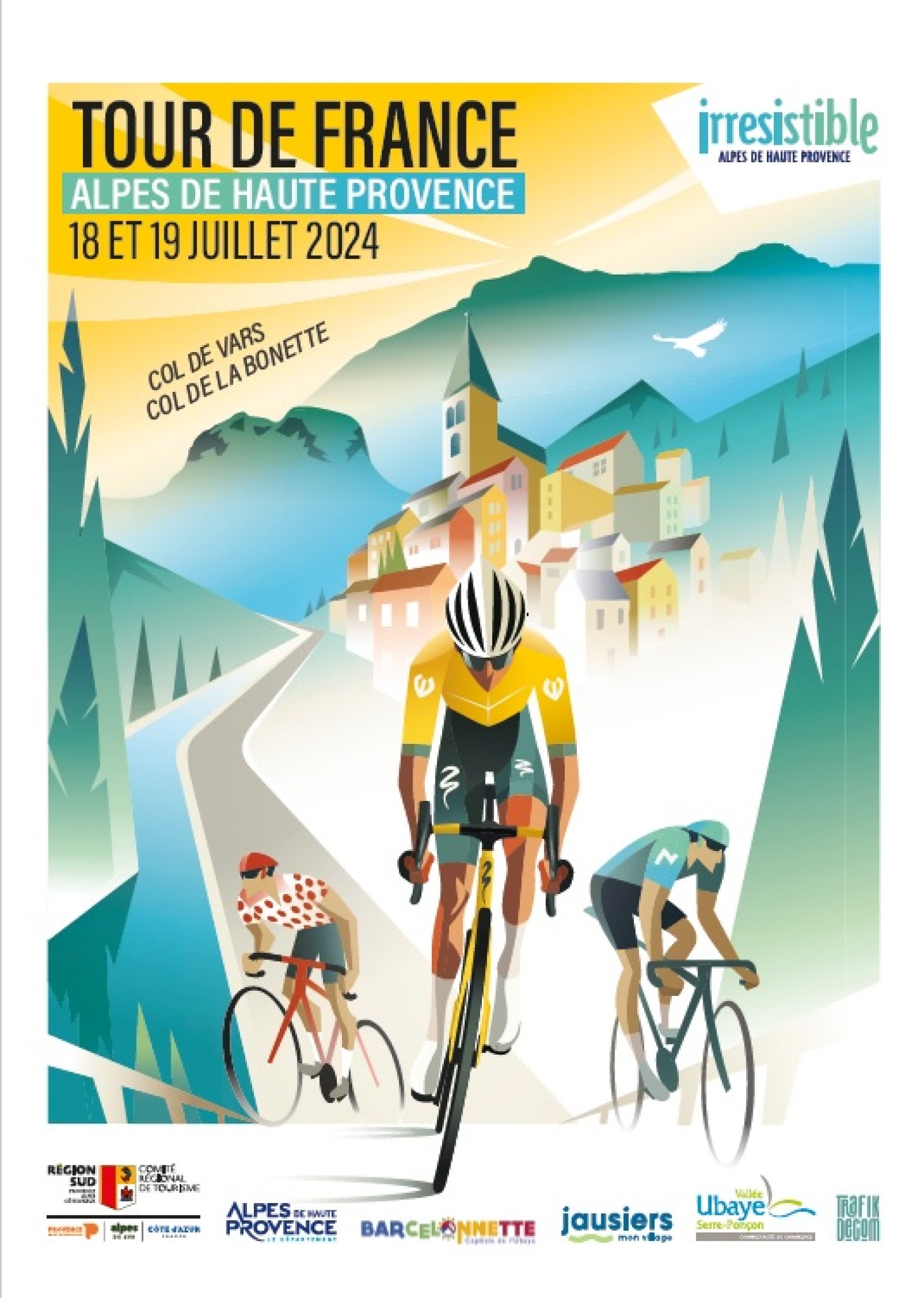 affiche tour de france 2024